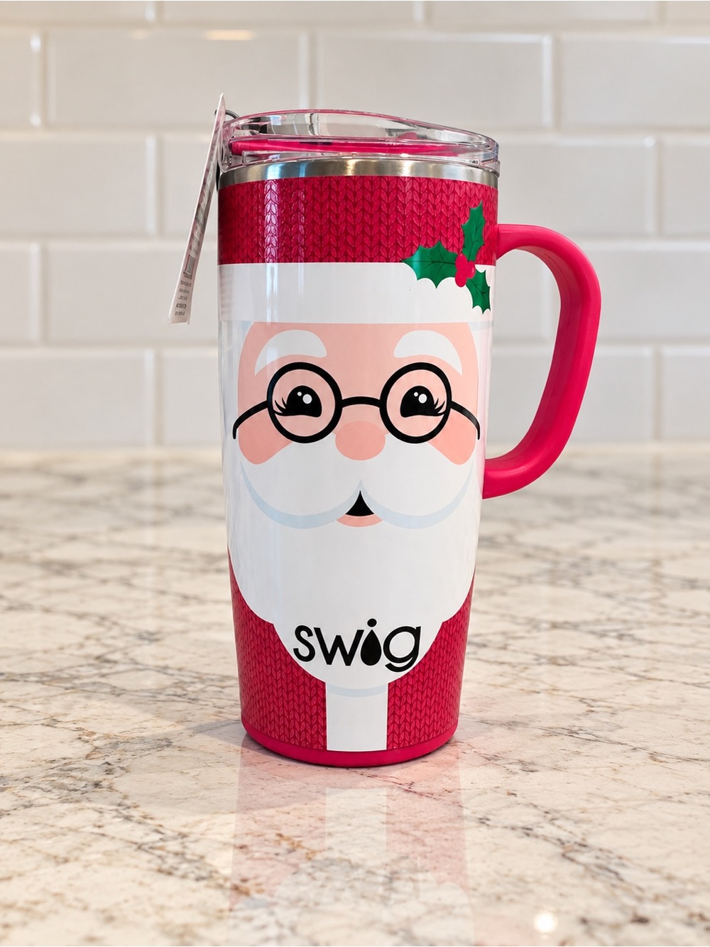 Swig Life Mr. Claus Insulated Travel Mug With Handle 22oz
